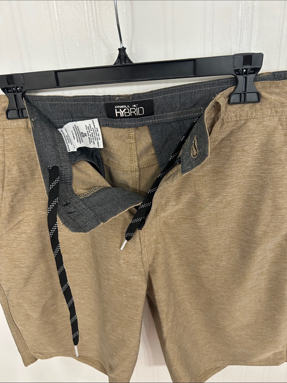 O'Neill Men's Tan Hybrid Cargo Shorts